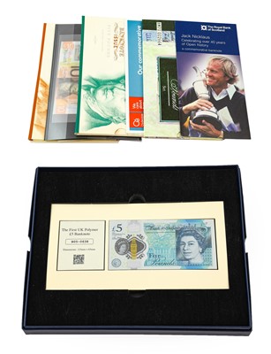 Lot 273 - A Collection of UK Commemorative Banknotes...
