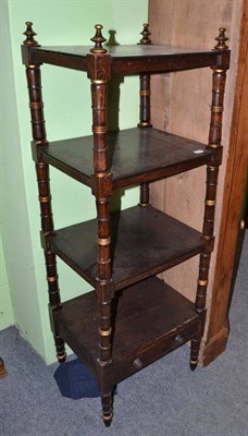 Lot 751 - A four tier whatnot