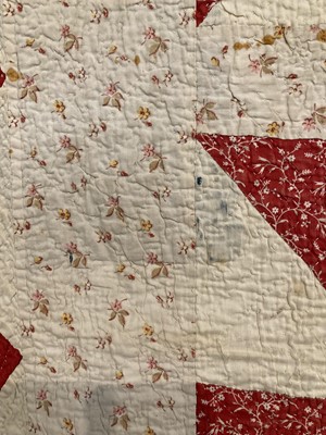 Lot 2124 - A Late 19th Century Welsh Finely Quilted...