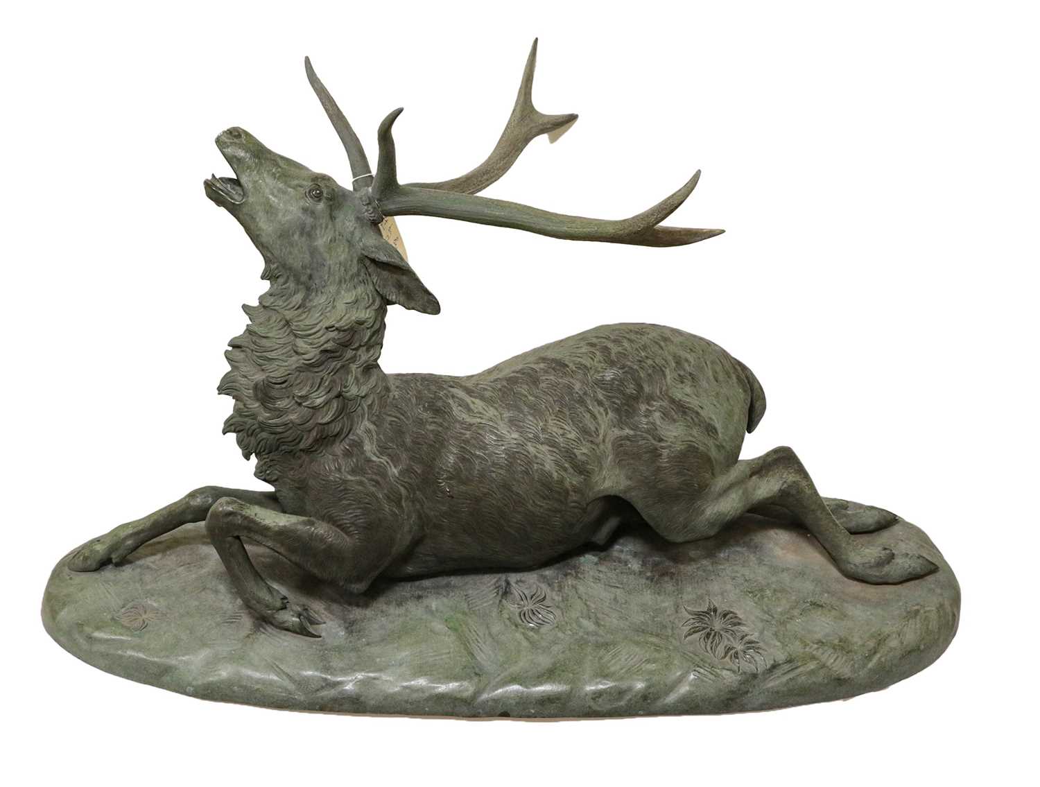 Lot 1066 - Holme Cardwell: A Green Patinated Bronze...