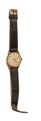 Lot 209 - A 9 carat gold wristwatch, signed Tudor