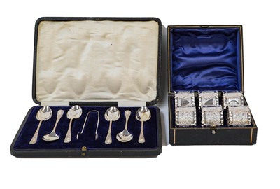 Lot 205 - A collection of assorted silver comprising: of...
