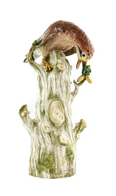 Lot 52 - A Meissen Porcelain Model of a Jay, late 19th...