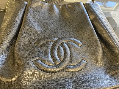 Lot 3008 - Circa 2011 Chanel Black Leather Shoulder Bag,...