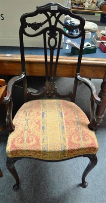 Lot 769 - An Art Nouveau armchair