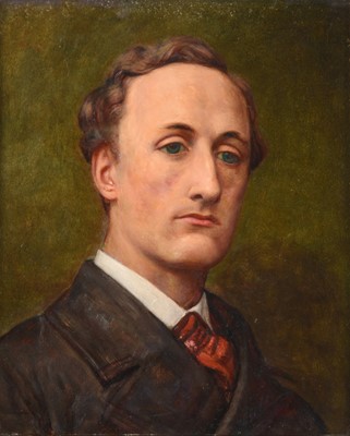 Lot 1171 - William Holman Hunt (1827-1910) Portrait of...