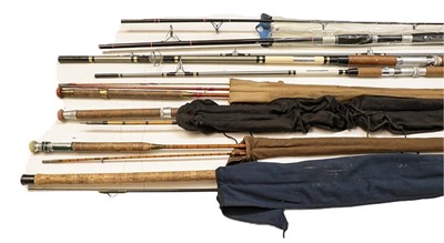 Lot 3053 - A Collection Of Nine Mixed Rods