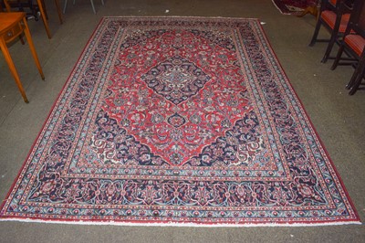 Lot 1244 - Mashal carpet, the raspberry field of vines...