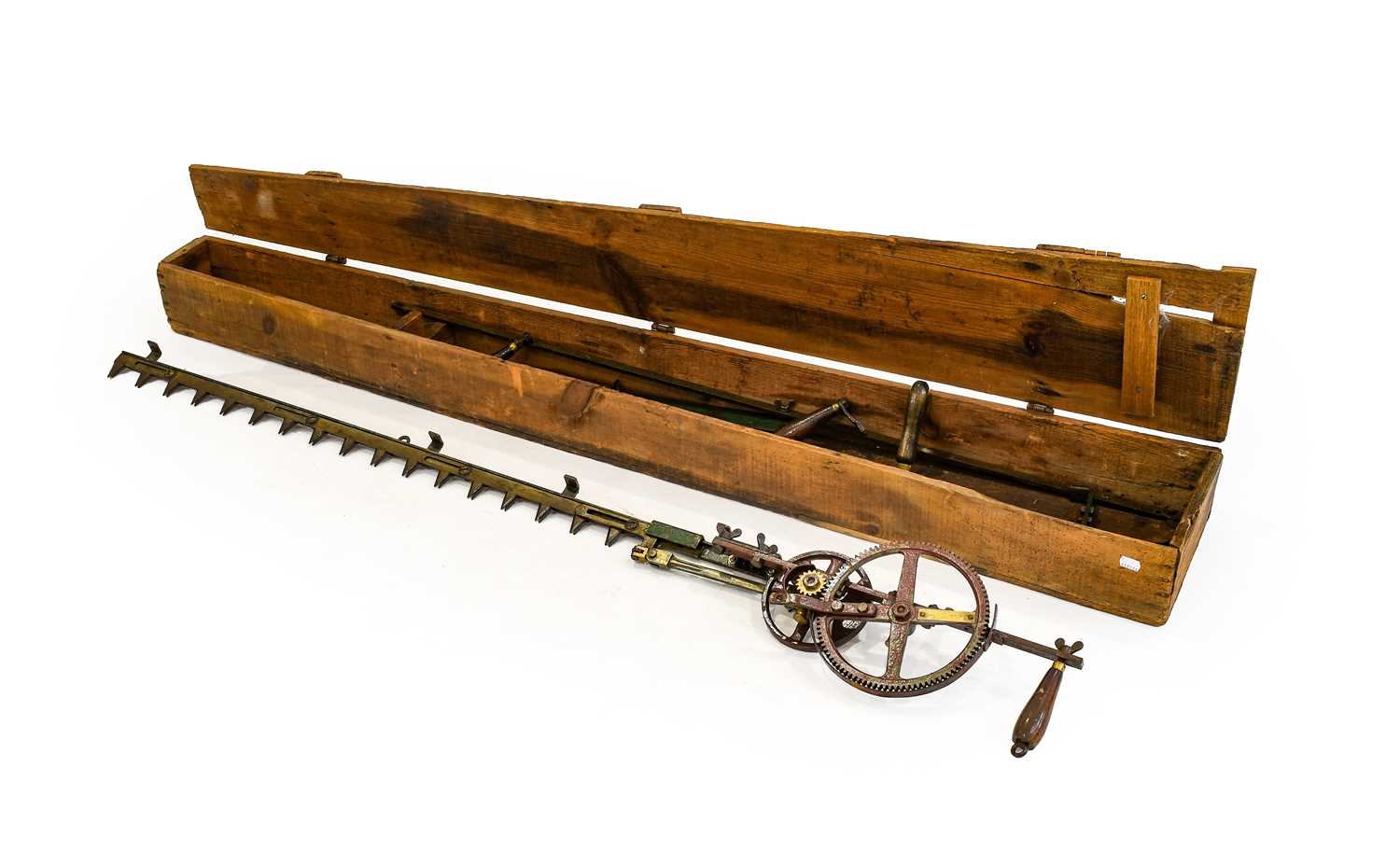 Lot 1073 - A Two-Man Hand-Wind Hedge Cutter, by the...