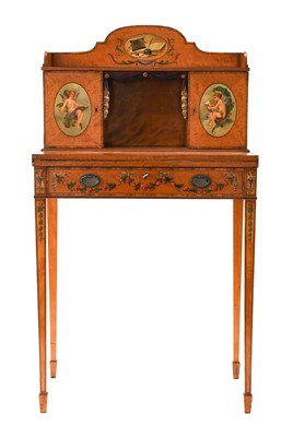 Lot 360 - {} A Late 19th Century Satinwood, Tulipwood...