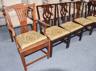 Lot 1217 - A Set of Four George III Mahogany Provincial...