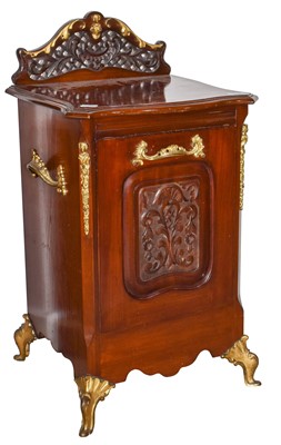 Lot 807 - A Late Victorian Carved Mahogany Coal...