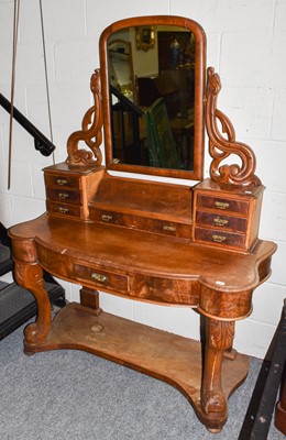 Lot 1157 - A Victorian Mahogany Duchess-Style Dressing...