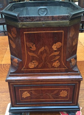 Lot 1148 - A 19th-century satinwood inlaid mahogany...