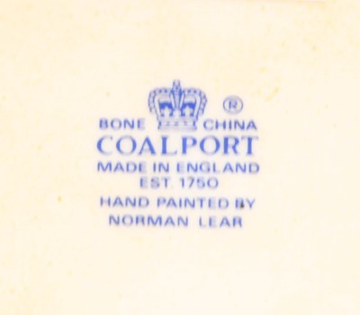 Lot 21 - {} A Pair of Coalport Porcelain Bowls, 20th...