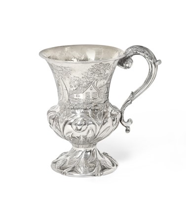 Lot 2085 - A William IV Silver Christening Mug