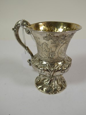Lot 2085 - A William IV Silver Christening Mug