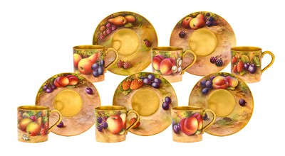 Lot 37 - {} A Matched Set of Six Royal Worcester...