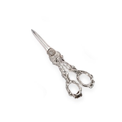 Lot 2038 - A Pair of Victorian Silver Grape-Scissors