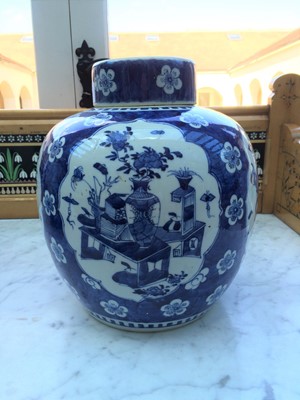 Lot 72 - {} A Chinese Porcelain Ginger Jar and Cover,...