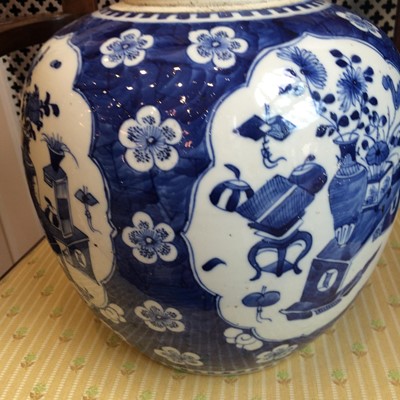 Lot 72 - {} A Chinese Porcelain Ginger Jar and Cover,...
