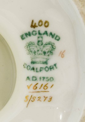 Lot 80 - {} A Coalport Porcelain Vase, early 20th...