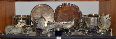 Lot 183 - A large quantity of metal wares, mostly silver...