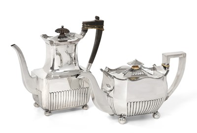 Lot 2295 - {} A George III Scottish Silver Teapot
