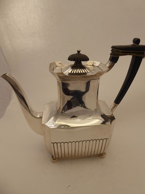 Lot 2295 - {} A George III Scottish Silver Teapot
