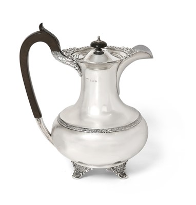 Lot 2141 - A George V Silver Hot-Water Jug