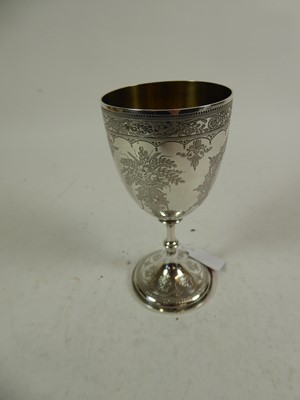 Lot 2084 - A Victorian Silver Goblet