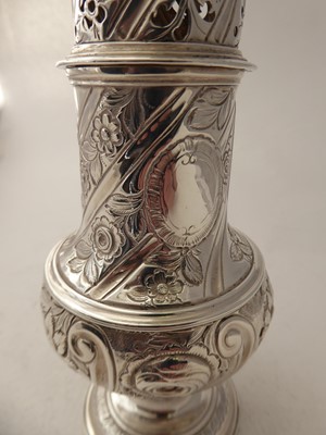 Lot 2283 - {} A George II Silver Caster