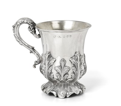 Lot 105 - A Victorian Silver Christening-Mug, by Henry...