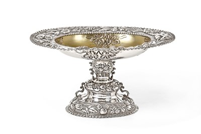 Lot 2102 - A Victorian Silver Pedestal-Dish