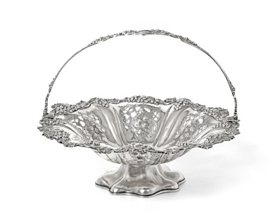 Lot 2104 - A Victorian Silver Basket