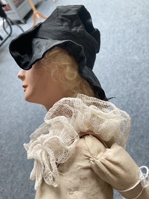 Lot 2012 - Circa 1920/30s Boudoir Doll of Pierrot,...