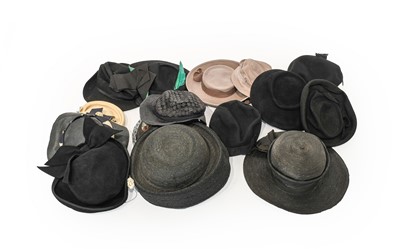 Lot 2227 - Collection of Assorted Circa 1930/50s Hats,...