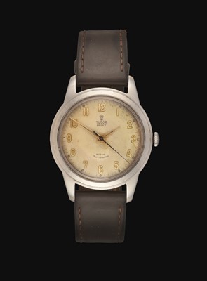 Lot 2209 - A Stainless Steel Automatic Centre Seconds Wristwatch