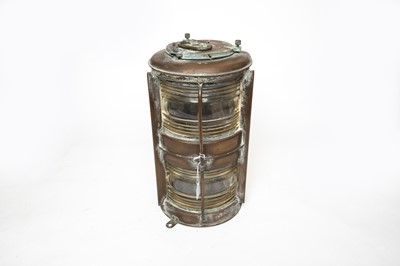 Lot 3218 - Starboard Navigation Lamp From London Baron