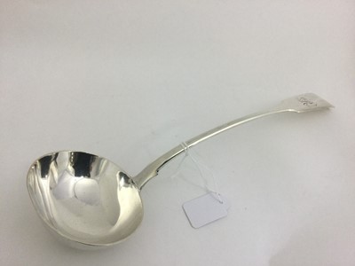 Lot 2019 - A Victorian Silver Soup-Ladle
