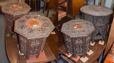 Lot 1275 - An early 20th century Moroccan tea table,...