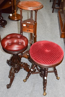 Lot 1278 - A Victorian carved mahogany rise and fall...