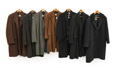 Lot 2056 - Mid 20th Century Gentlemen's Wool Overcoats,...