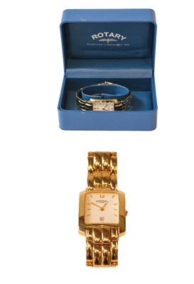 Lot 244 - A 9 carat gold Accurist wristwatch and a...