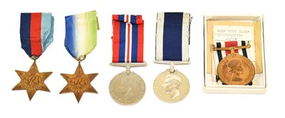 Lot 51 - A Second World War Royal Navy Group of Four,...