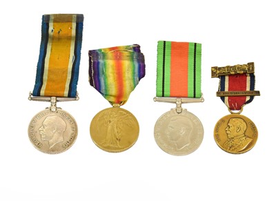 Lot 3004 - A First/Second World War Trio, awarded to...