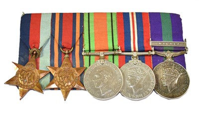 Lot 54 - A Second World War Group of Five Medals,...