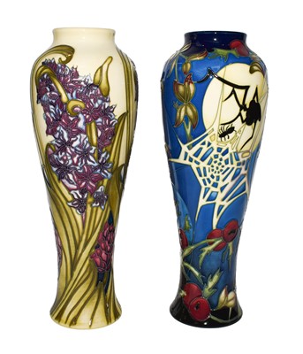 Lot 108 - A Moorcroft Pottery Spider's Web pattern vase,...