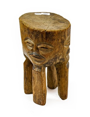 Lot 285 - A Lundazi, Eastern Zambia Stool, made from a...