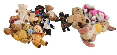 Lot 1049 - Assorted teddy bears and soft toys including...